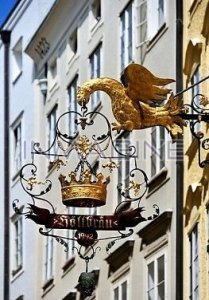 Cégér a Jugengassen