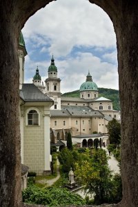 Salzburgi dóm (részlet)
